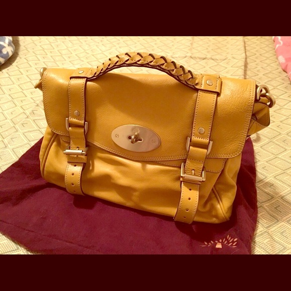 Mulberry mustard bag clearance